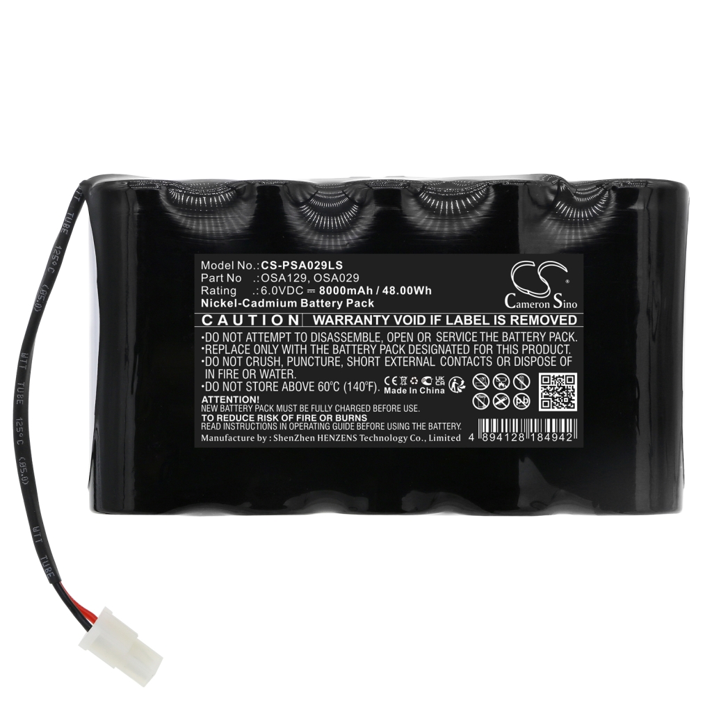 Batería de la cámara de seguridad del hogar Powersonic CS-PSA029LS