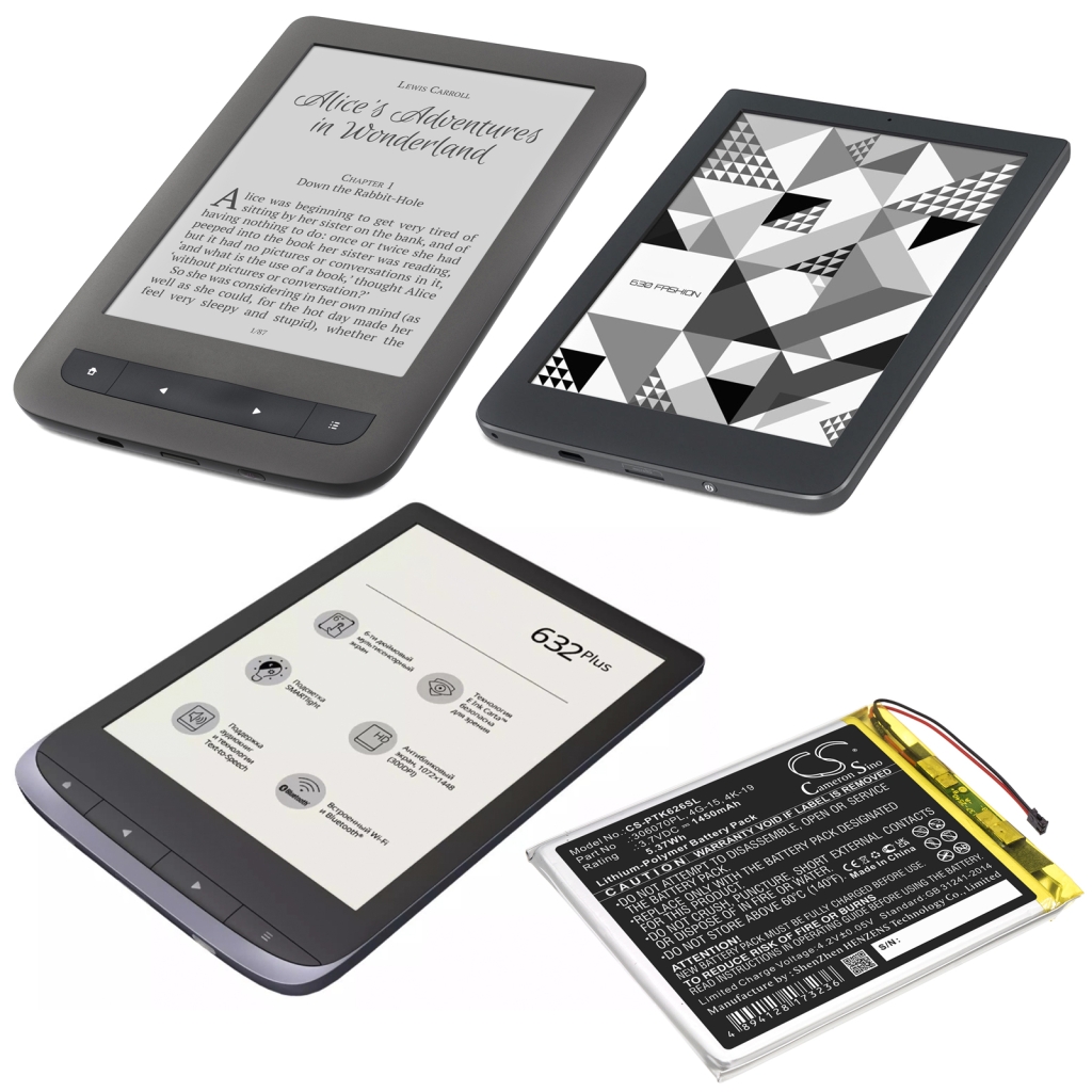 Batería Ebook, eReader Pocketbook 624