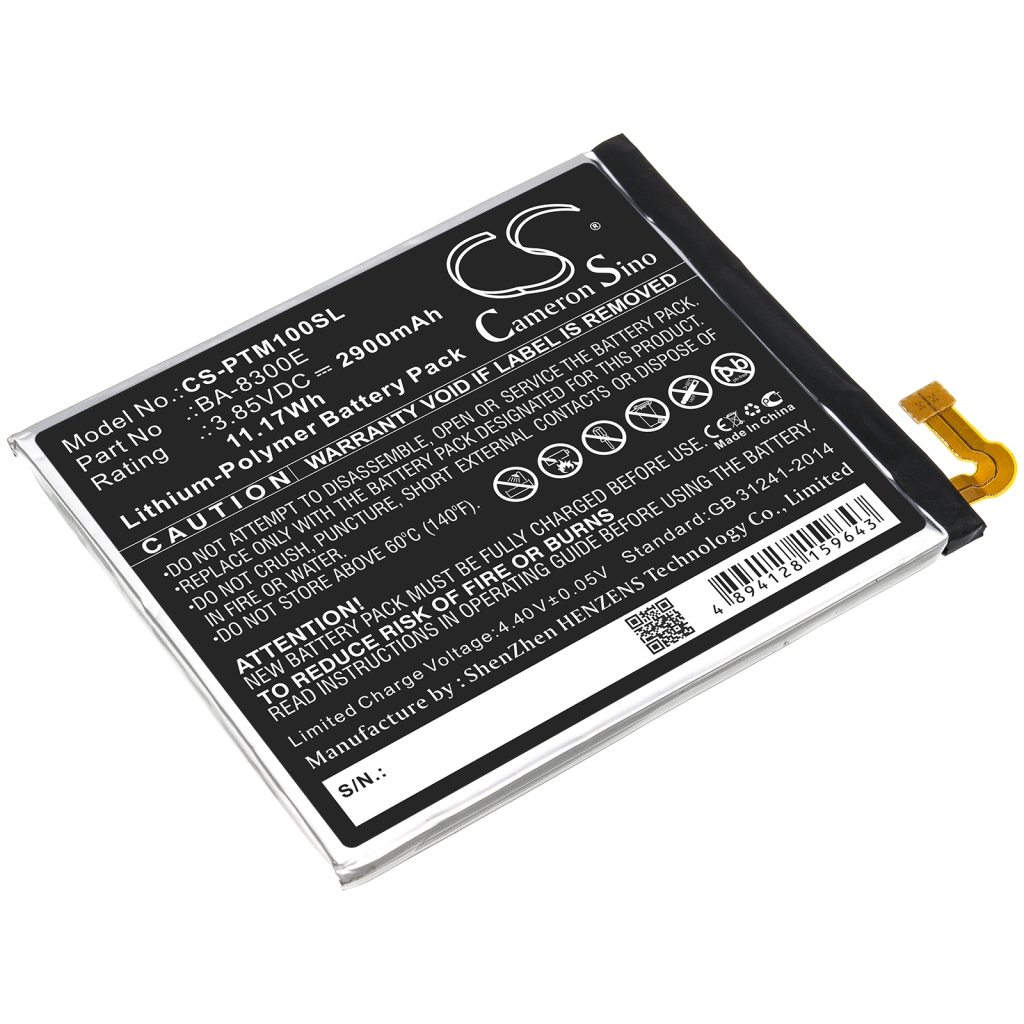 Batería del teléfono móvil Pantech CS-PTM100SL