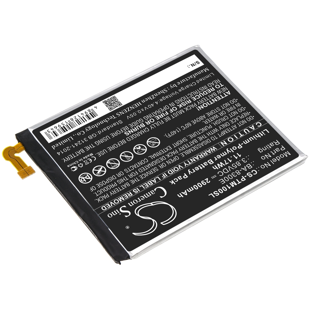 Batería del teléfono móvil Pantech CS-PTM100SL