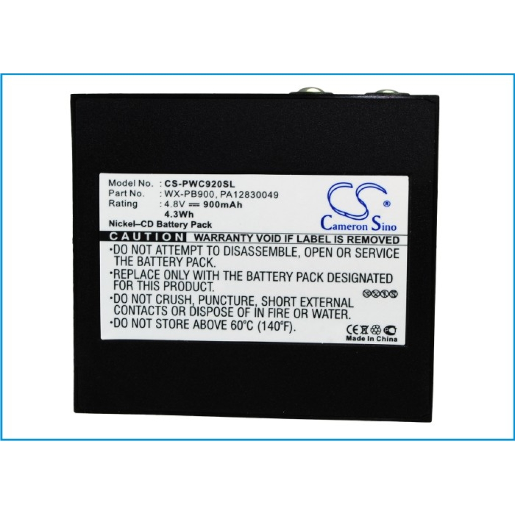 Baterías Sustituye WX-PB900
