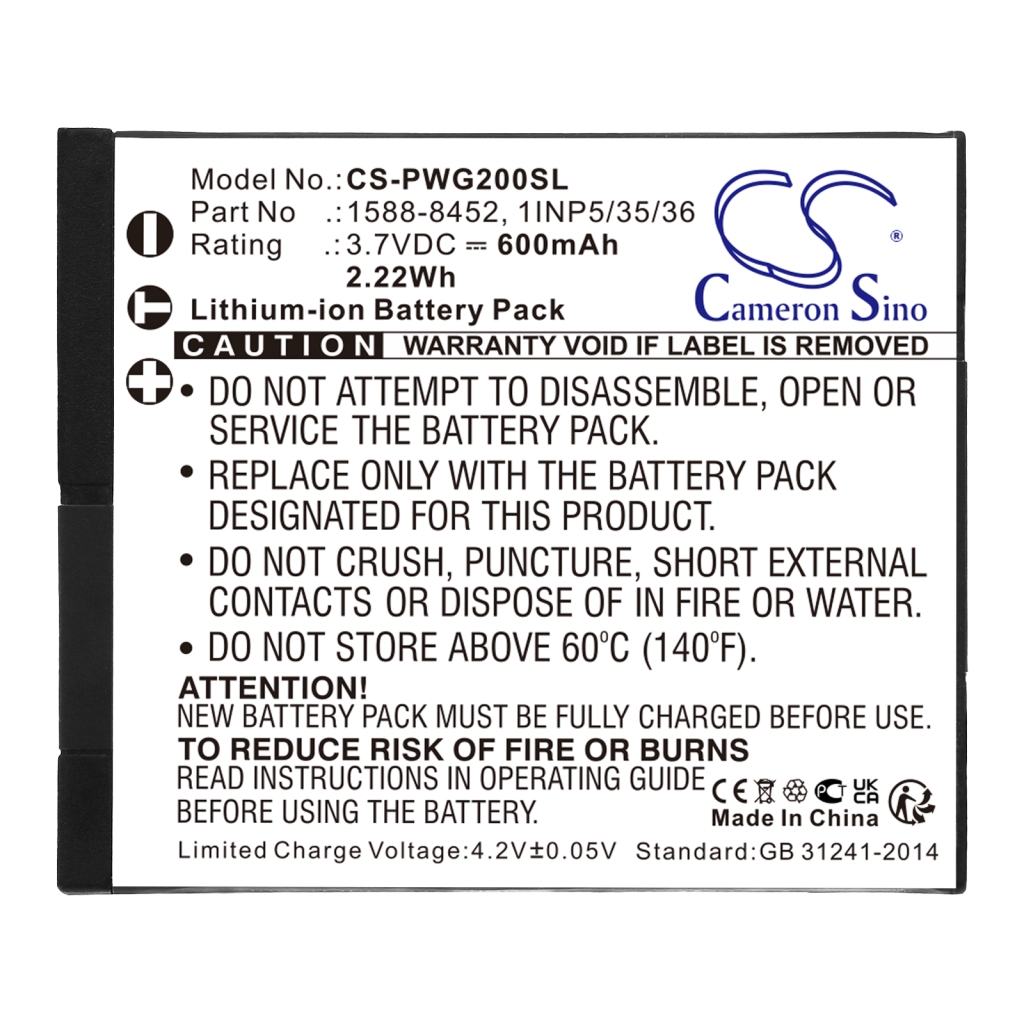Batería para auriculares inalámbricos Panasonic CS-PWG200SL