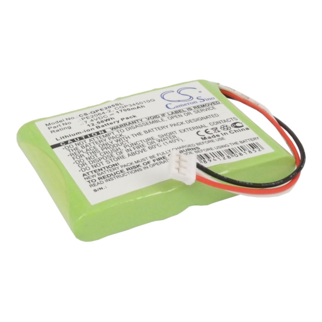 MP3, MP4, PMP Batería Q-sonic CS-QPE205SL