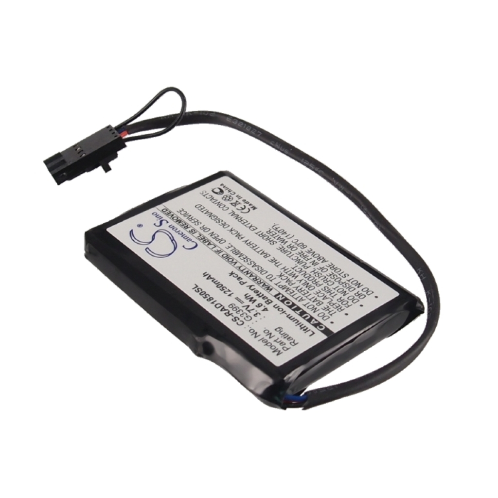 Batería para portátil DELL CS-RAD1850SL