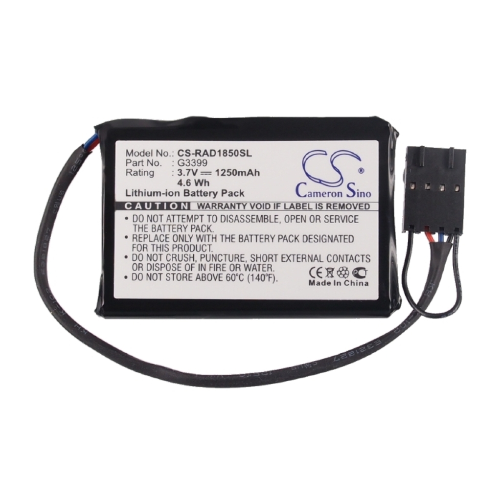 Batería para portátil DELL CS-RAD1850SL