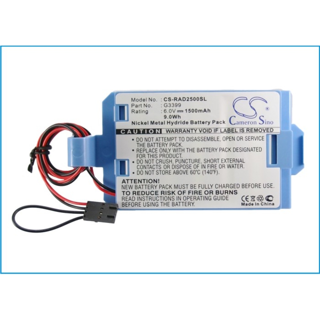 Batería para portátil DELL CS-RAD2500SL