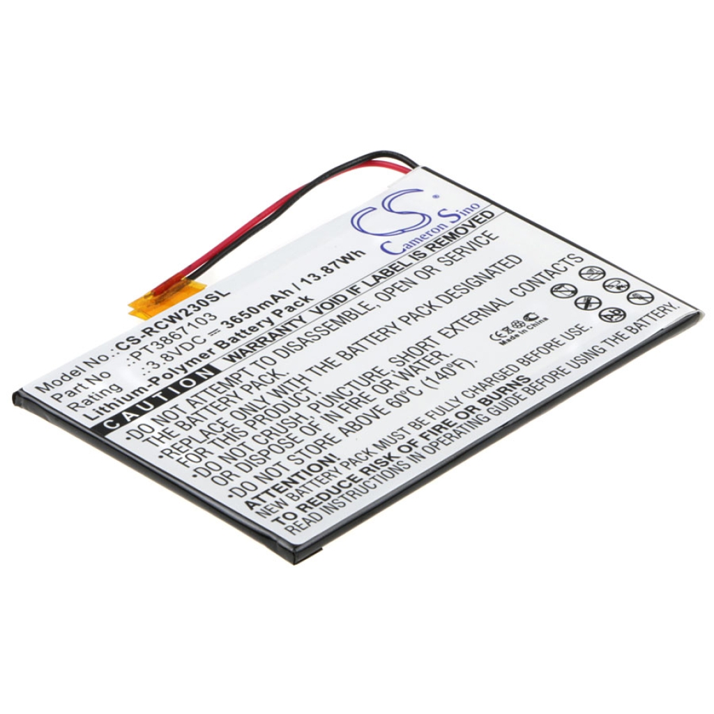 Batería de la tableta Rca CS-RCW230SL