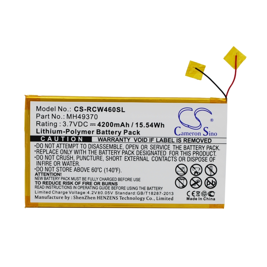 Batería de la tableta Rca CS-RCW460SL