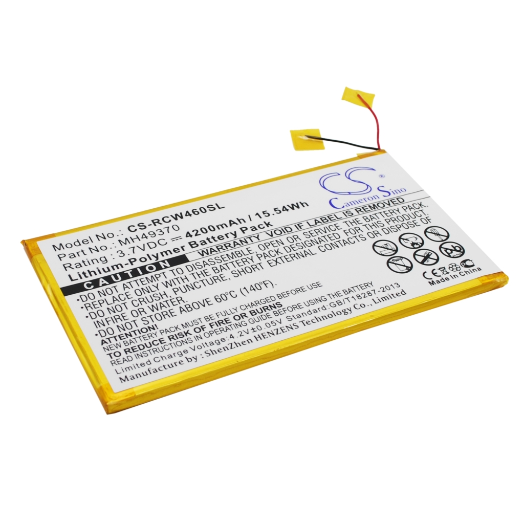 Batería de la tableta Rca CS-RCW460SL