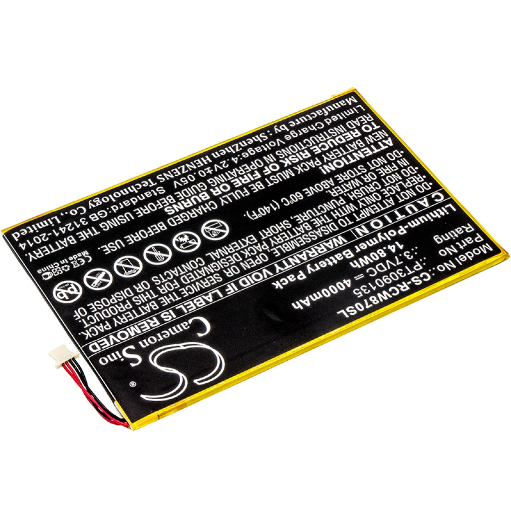 Batería de la tableta Rca CS-RCW870SL