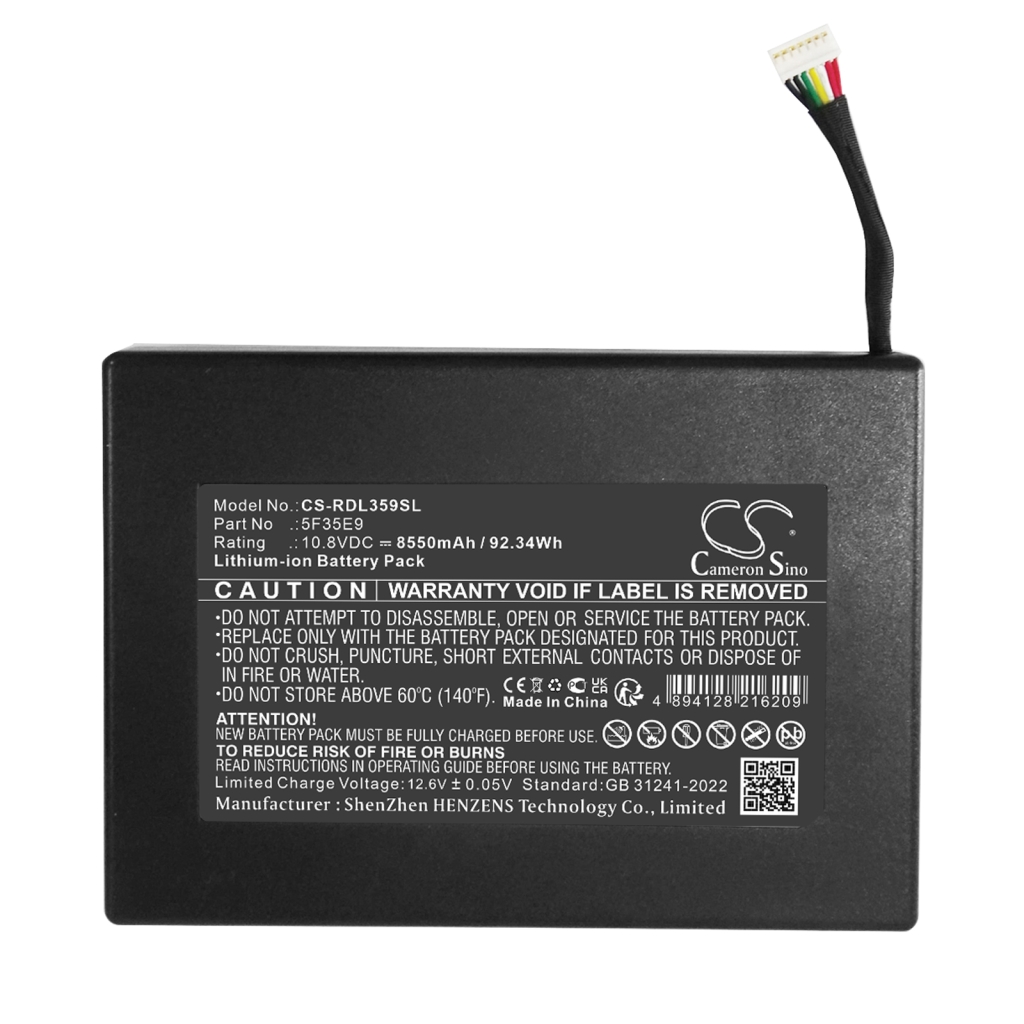 Batería de la cámara de seguridad del hogar Ring CS-RDL359SL