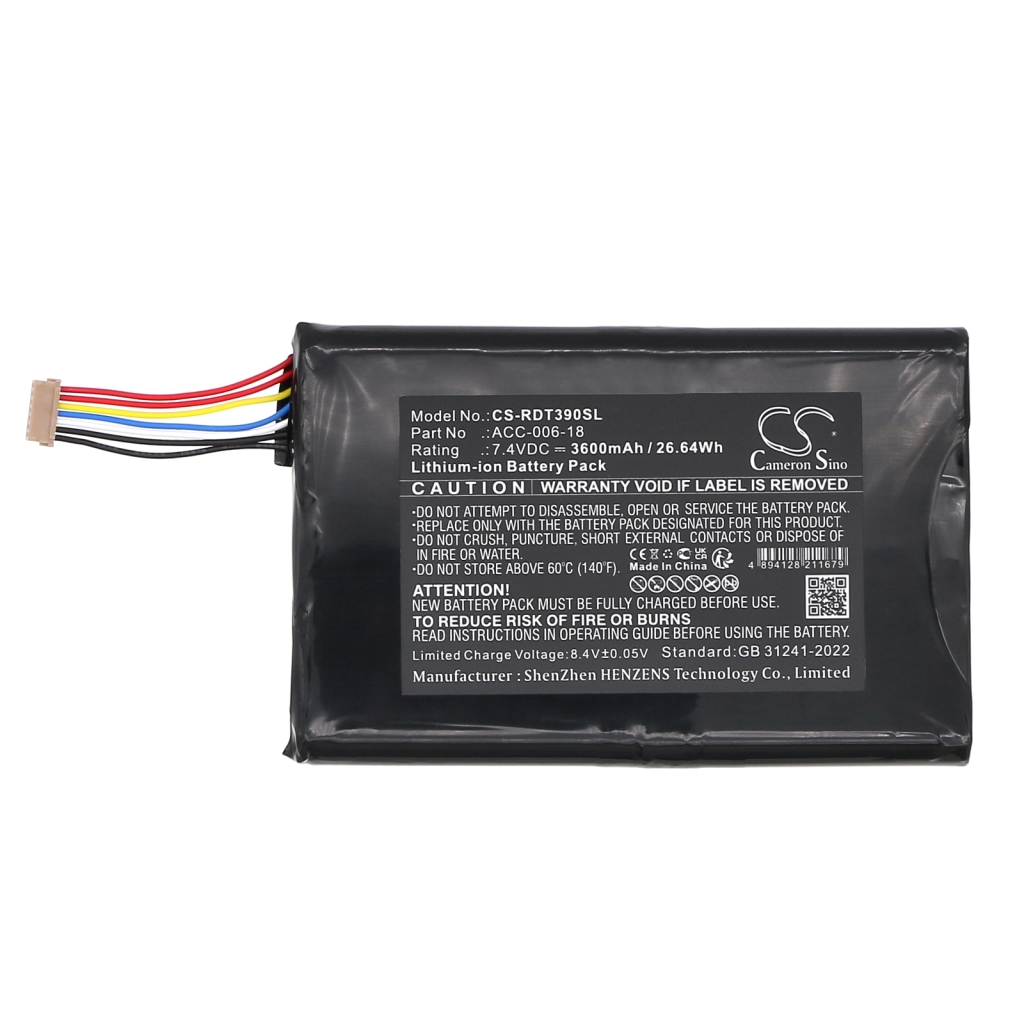 Batería de la tableta Dt research CS-RDT390SL