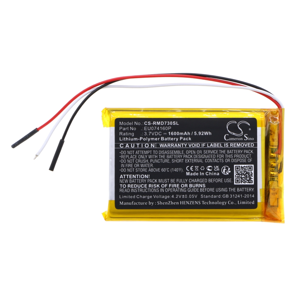 GPS, Batería del Navegador Rand mcnally CS-RMD730SL