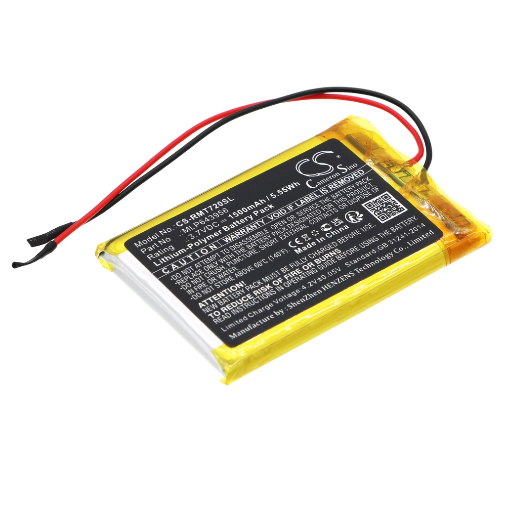 GPS, Batería del Navegador Rand mcnally CS-RMT720SL