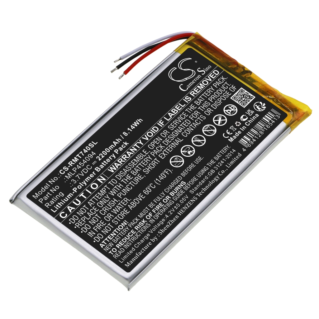 GPS, Batería del Navegador Rand mcnally CS-RMT740SL
