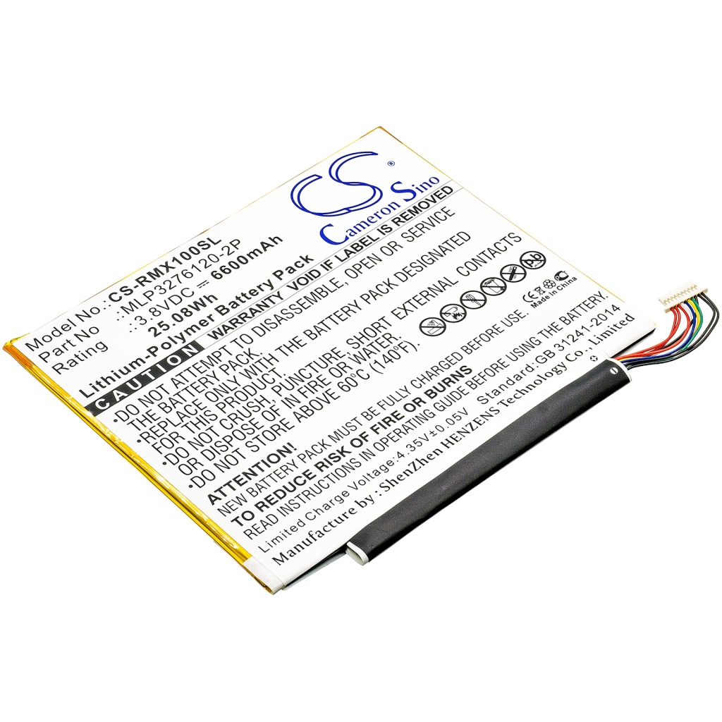Batería de la tableta Verizon CS-RMX100SL