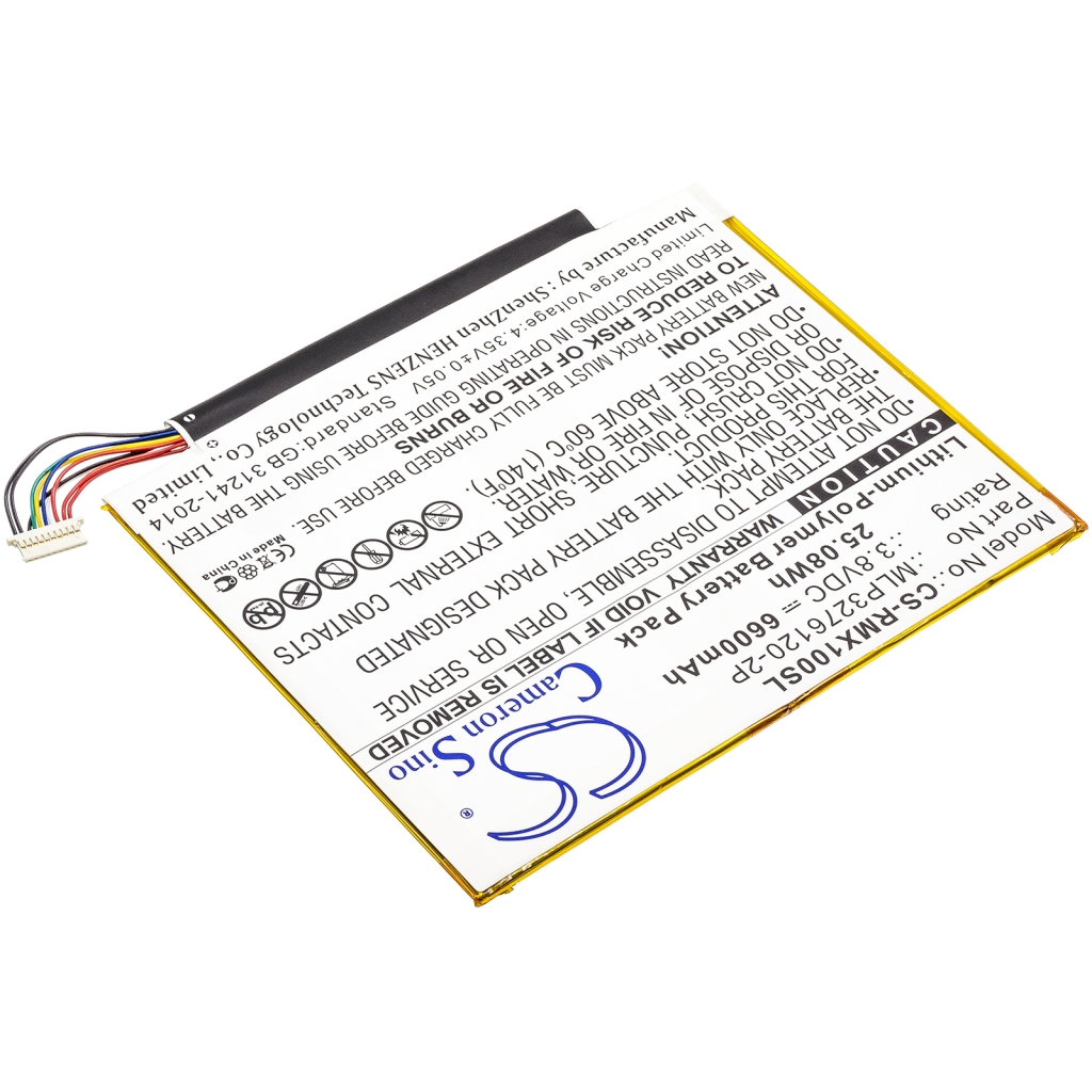 Batería de la tableta Verizon CS-RMX100SL