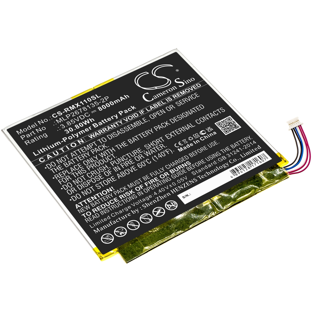 Batería de la tableta Verizon CS-RMX110SL
