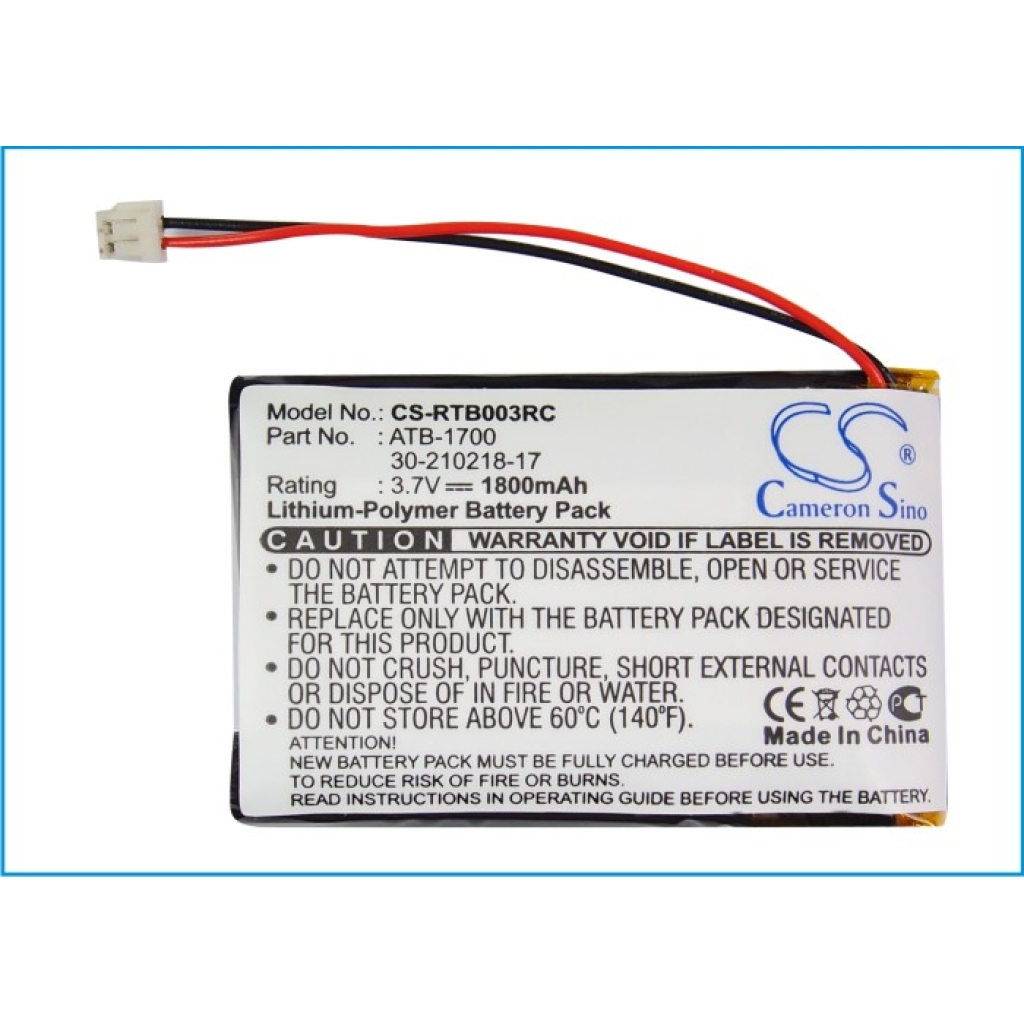 Batería del mando a distancia RTI CS-RTB003RC