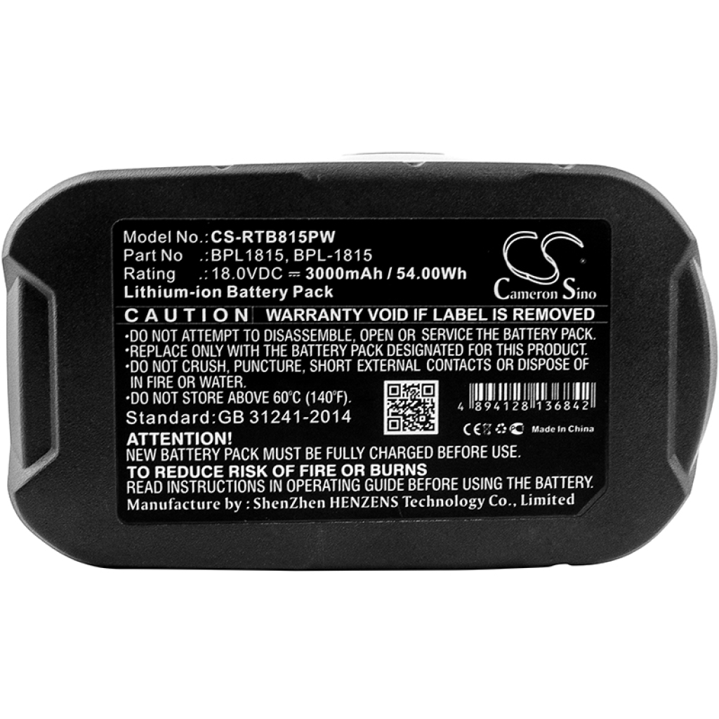 Batería industrial Ryobi CJSP-1801QEOM