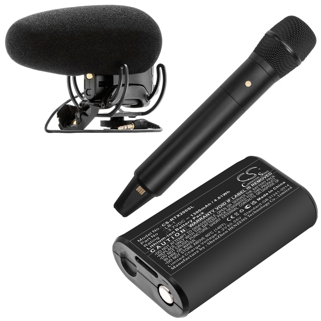 Batería de micrófono Rode CS-RTX200SL
