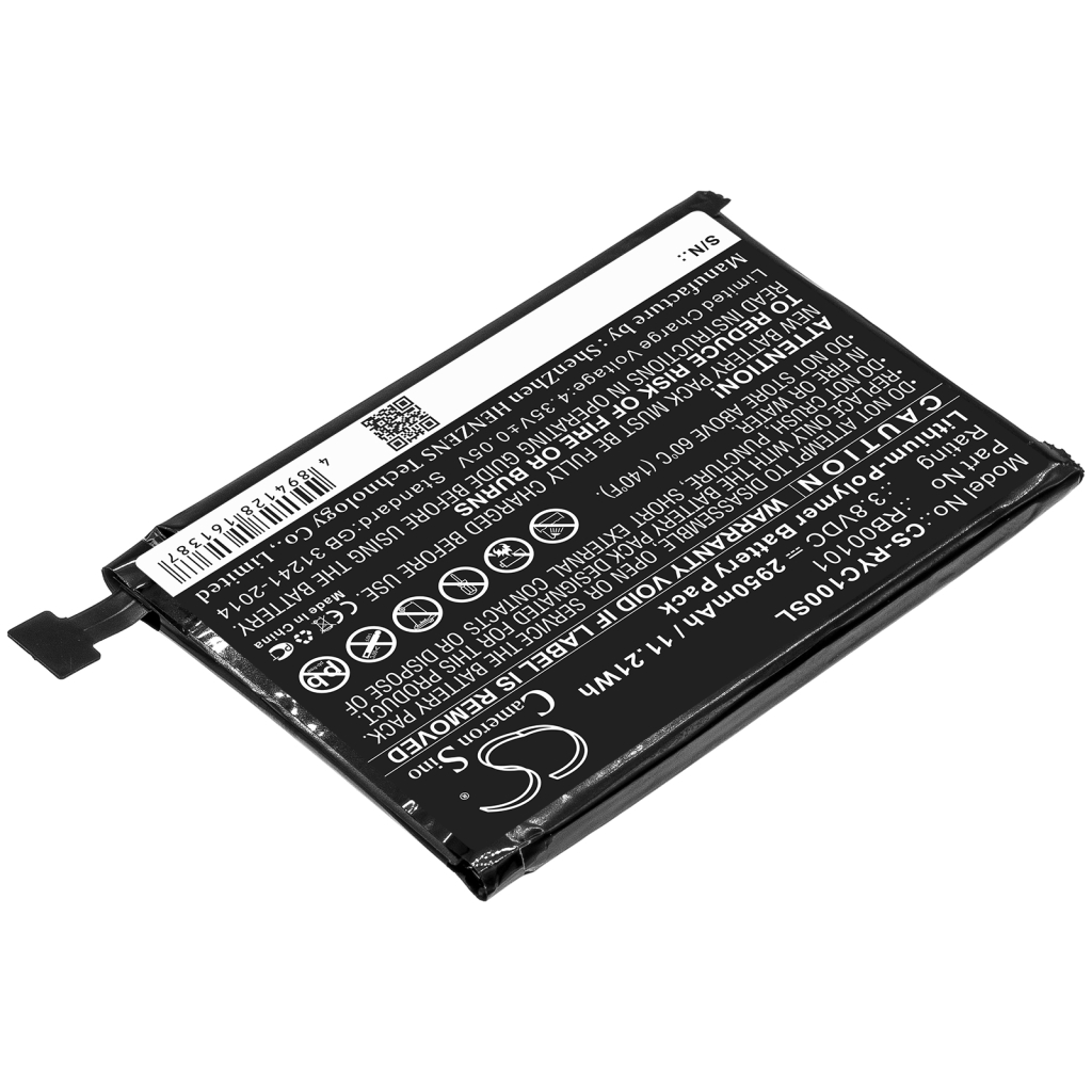 Batería del mando a distancia Ray enterprises CS-RYC100SL