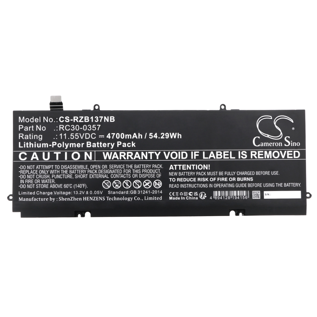 Batería para portátil Razer CS-RZB137NB