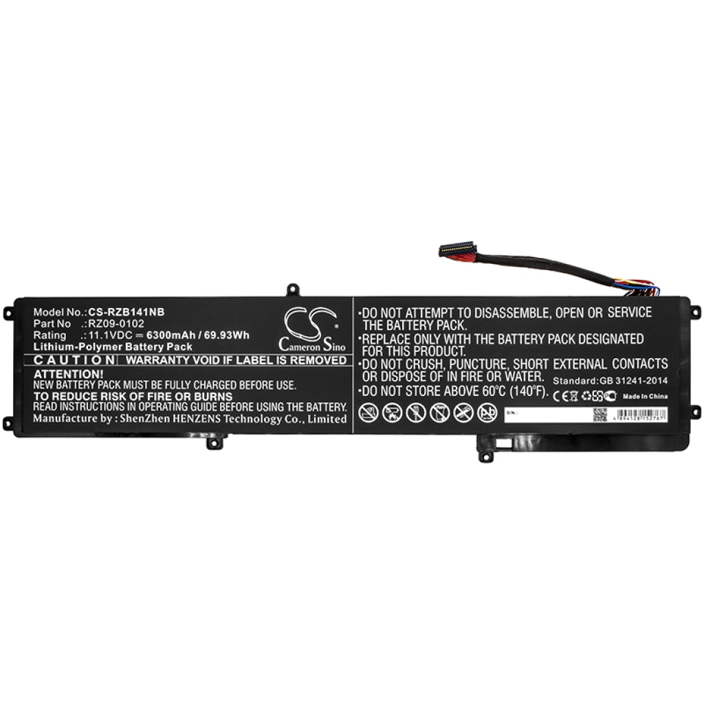 Batería para portátil Razer CS-RZB141NB