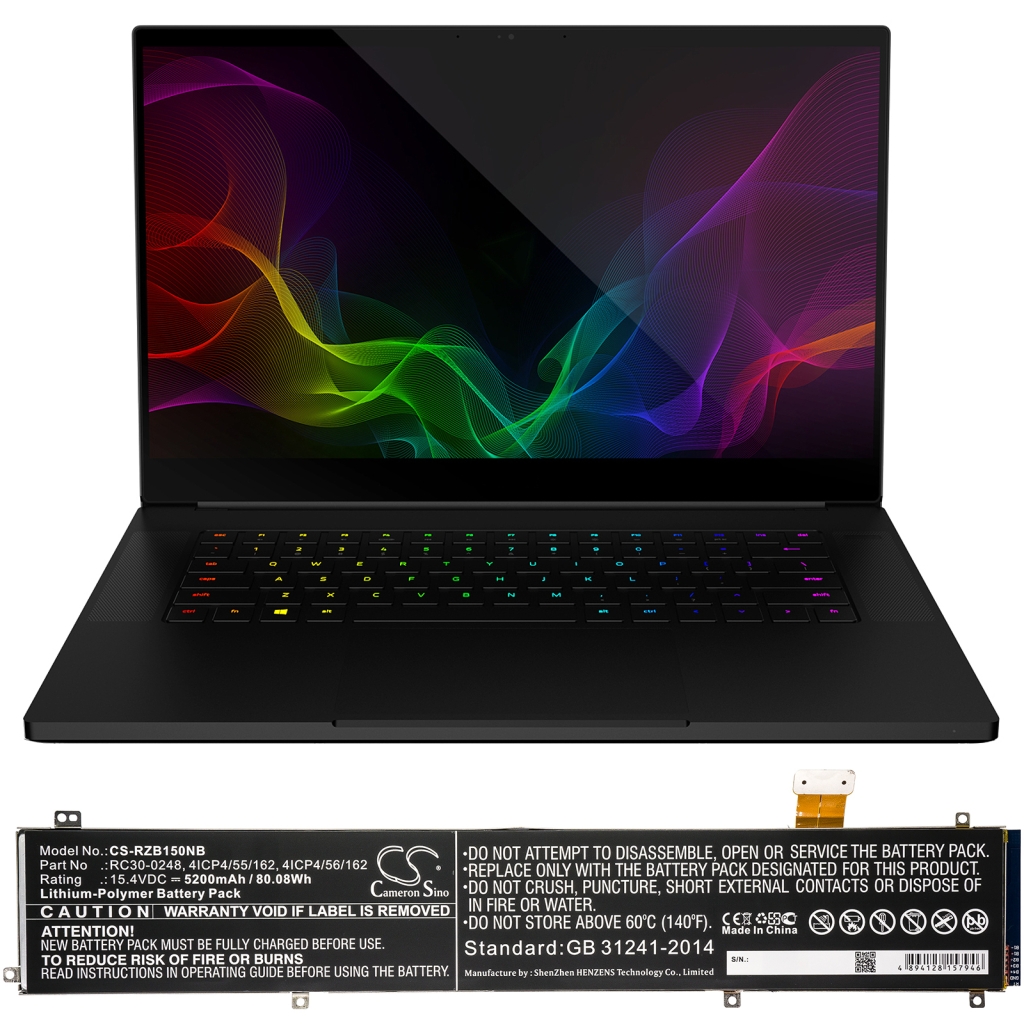 Batería para portátil Razer CS-RZB150NB