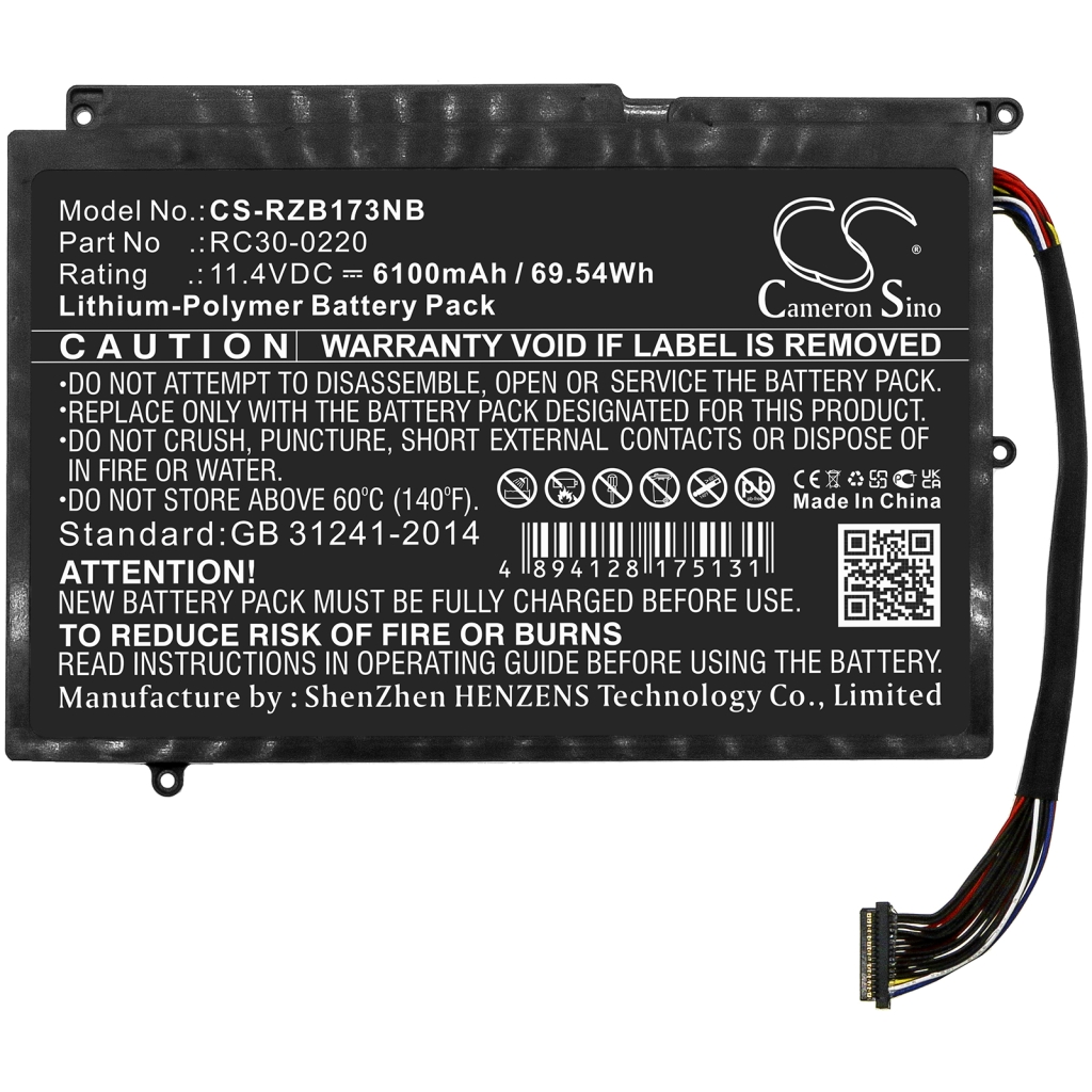 Batería para portátil Razer CS-RZB173NB
