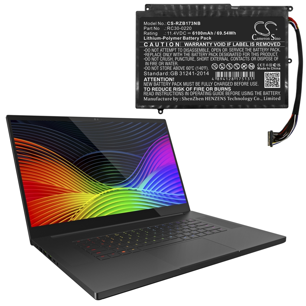 Batería para portátil Razer CS-RZB173NB