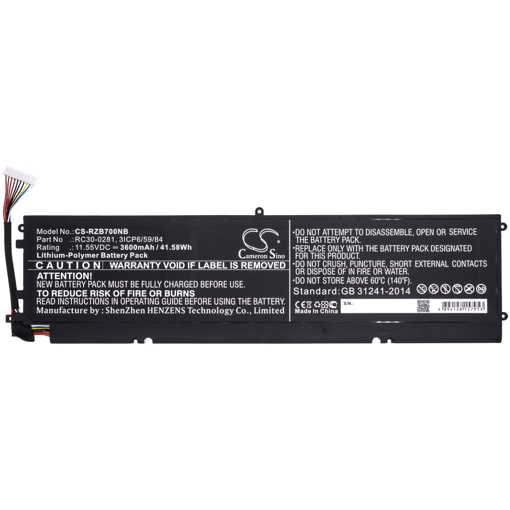 Batería para portátil Razer CS-RZB700NB