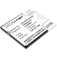 Reemplazo de batería compatible para Coolpad CPLD-429