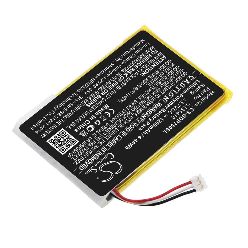 Batería para auriculares inalámbricos Sony CS-SDR750SL