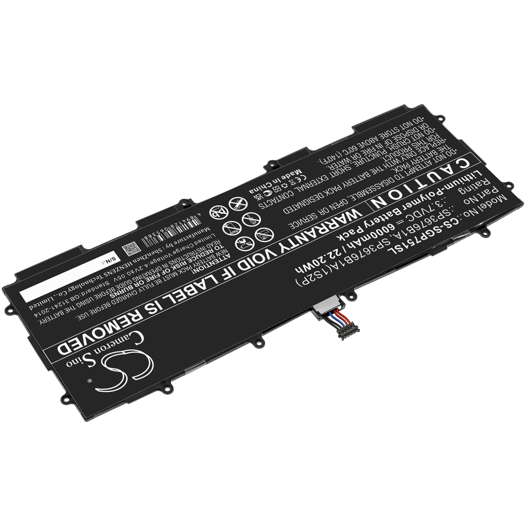 Batería de la tableta Samsung CS-SGP751SL