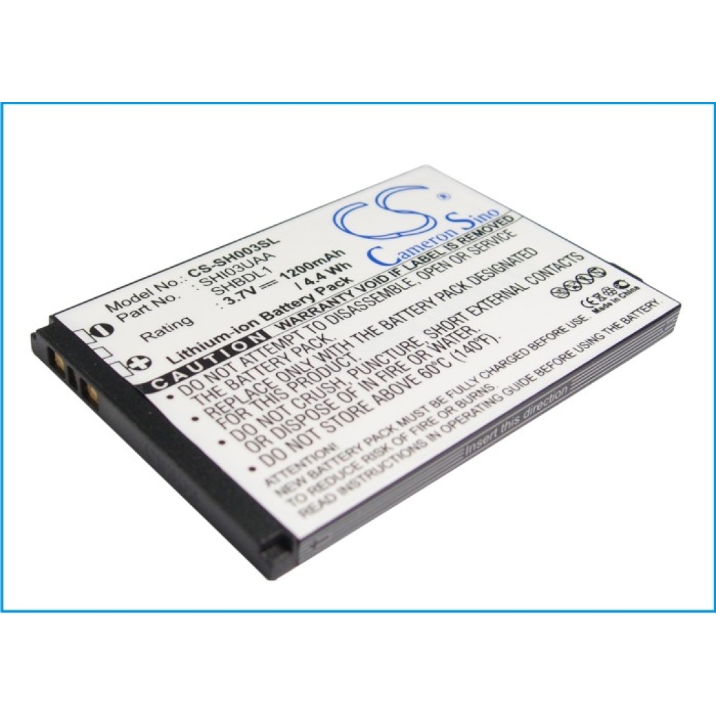 Batería del teléfono móvil Sharp DM009SH