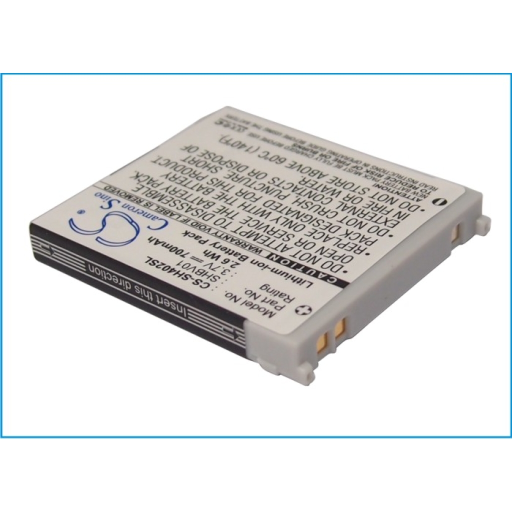 Batería del teléfono móvil SoftBank V402SH