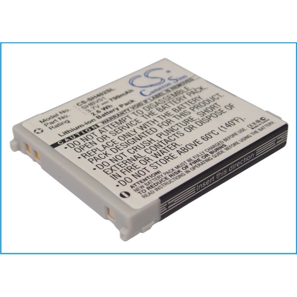 Batería del teléfono móvil SoftBank V402SH