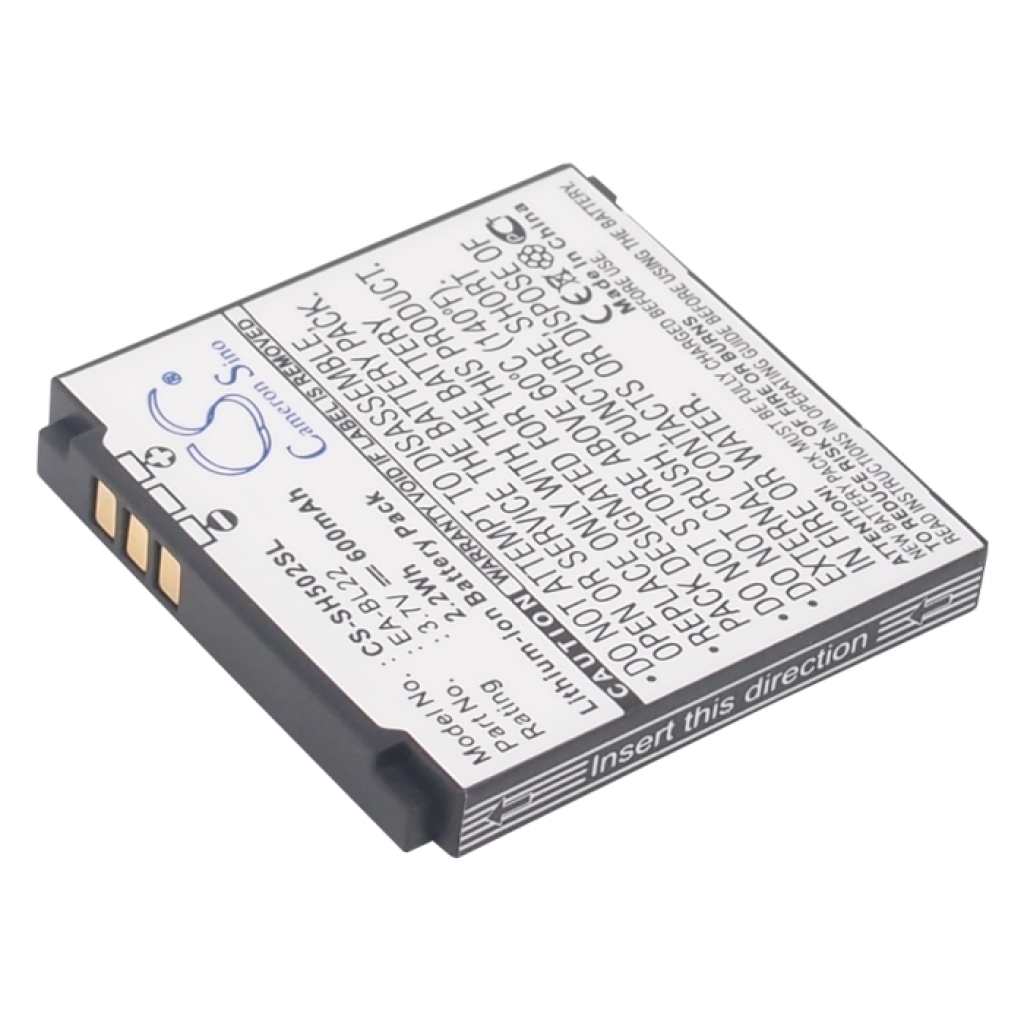 Batería del teléfono móvil Sharp SH5010C