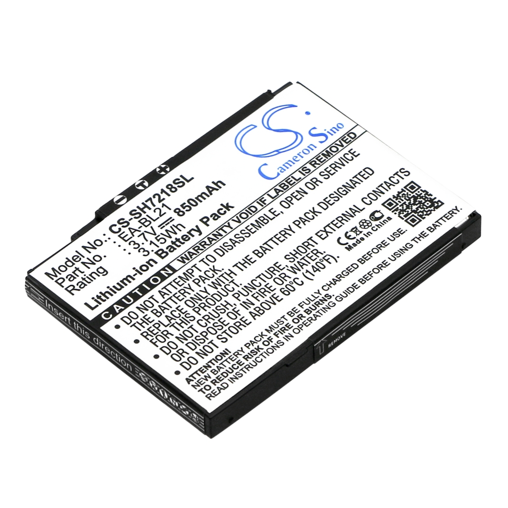 Batería del teléfono móvil Sharp SH7218C