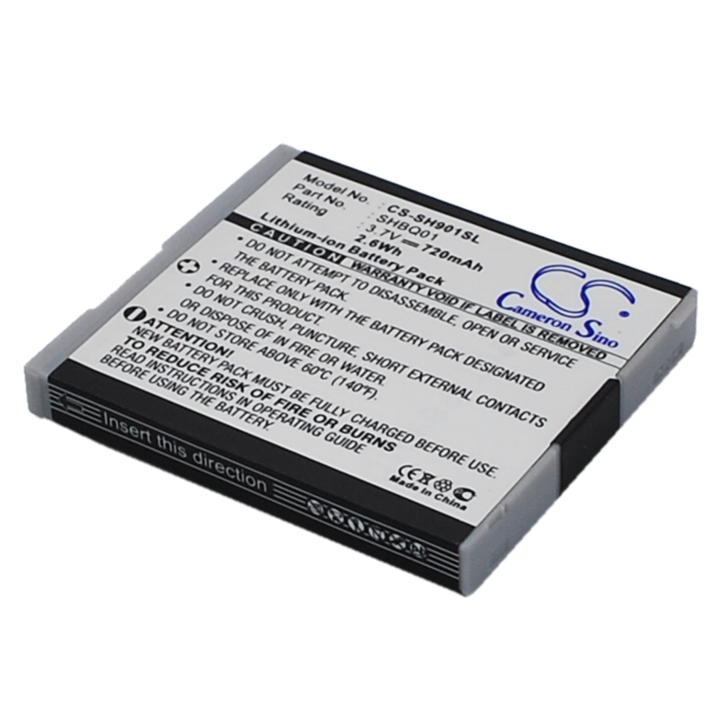 Batería del teléfono móvil Sharp SH902i