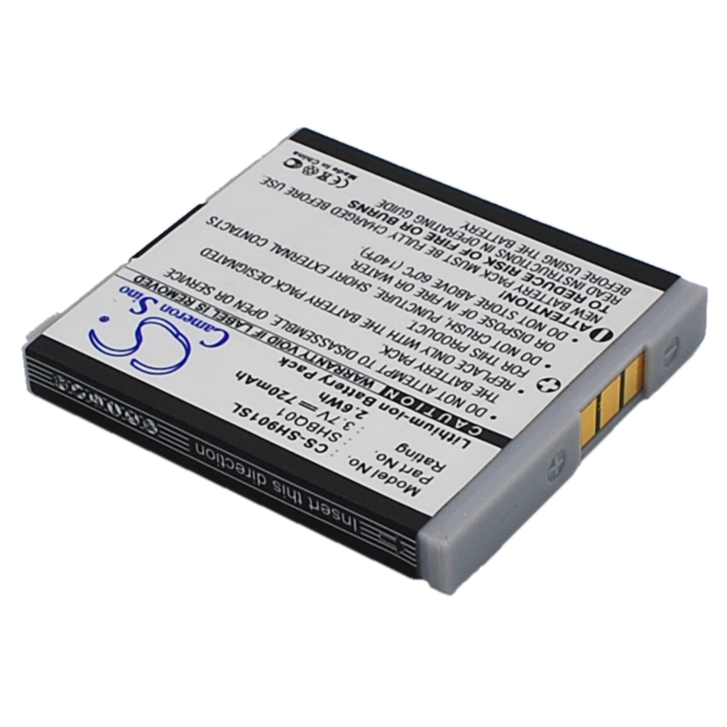 Batería del teléfono móvil Sharp SH902i