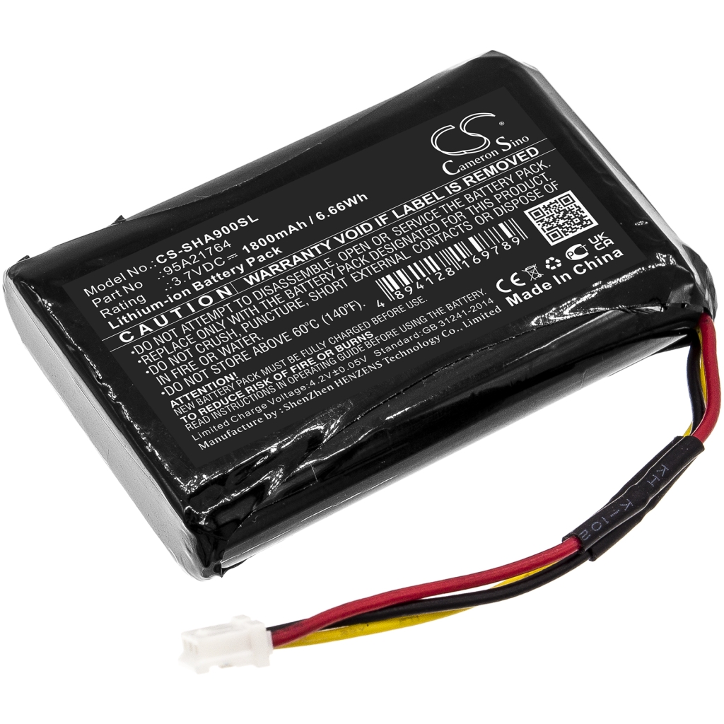 Batería del amplificador Shure CS-SHA900SL