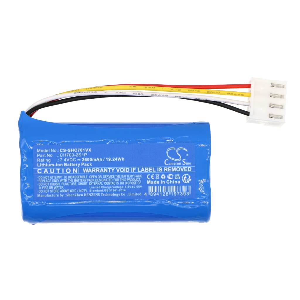 Batería de vacío Shark CS-SHC701VX
