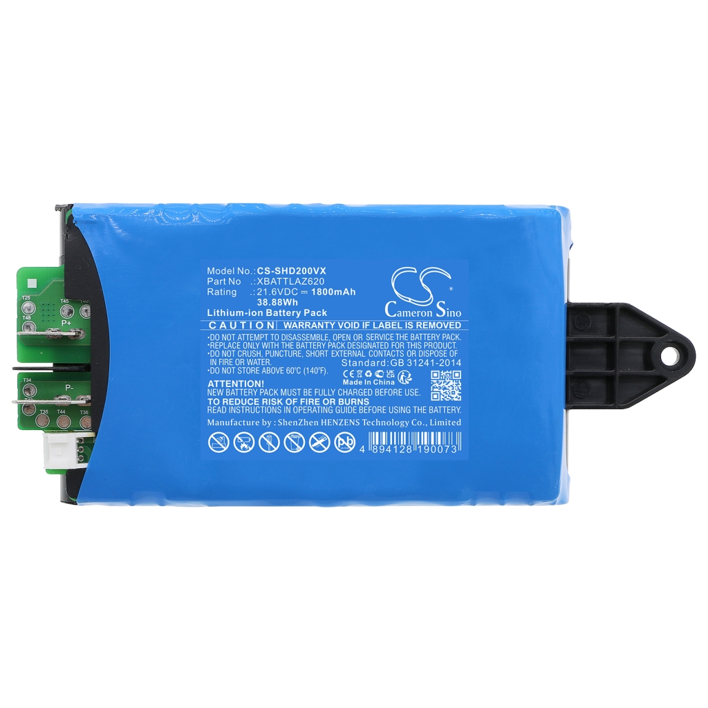 Batería de vacío Shark CS-SHD200VX