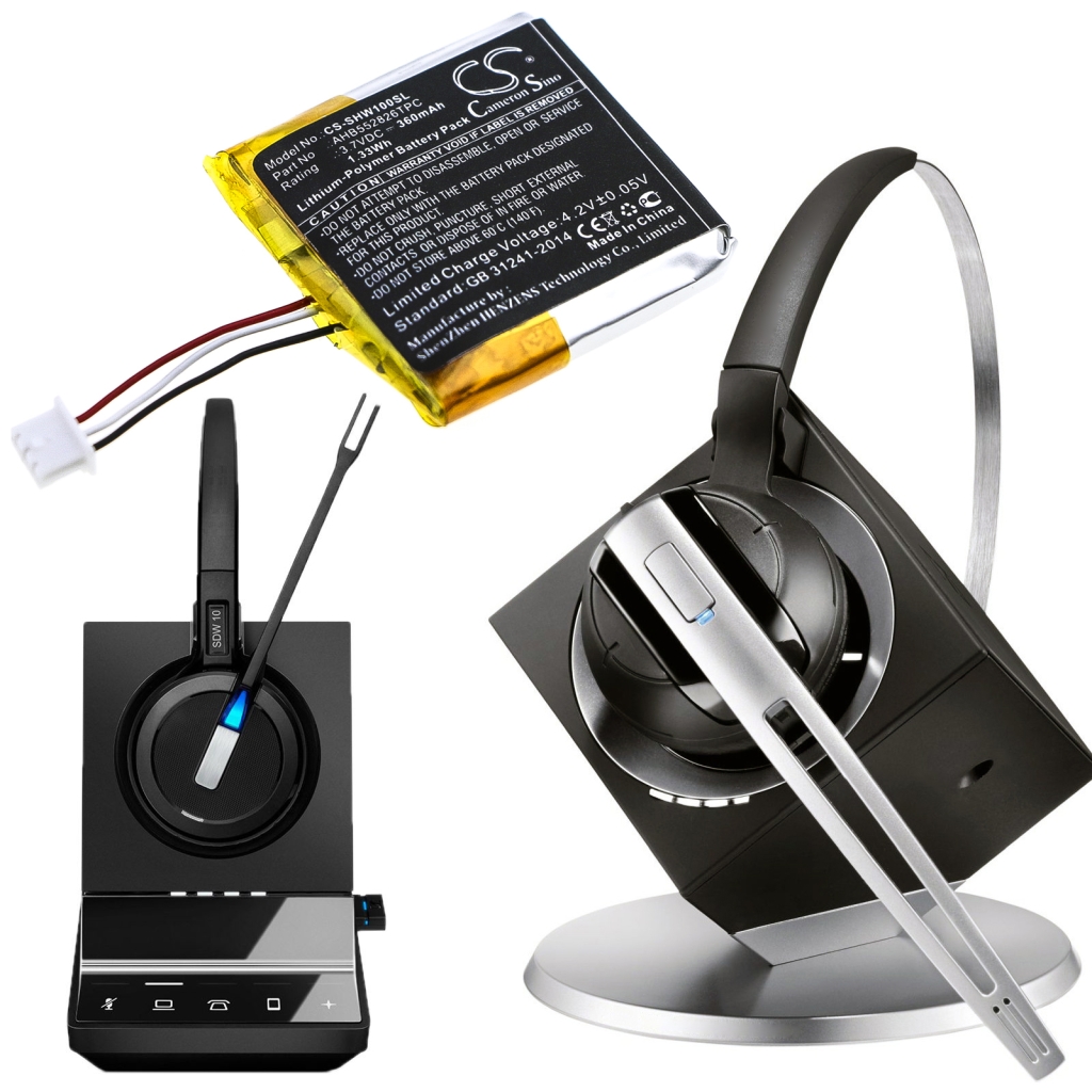 Batería para auriculares inalámbricos Sennheiser CS-SHW100SL