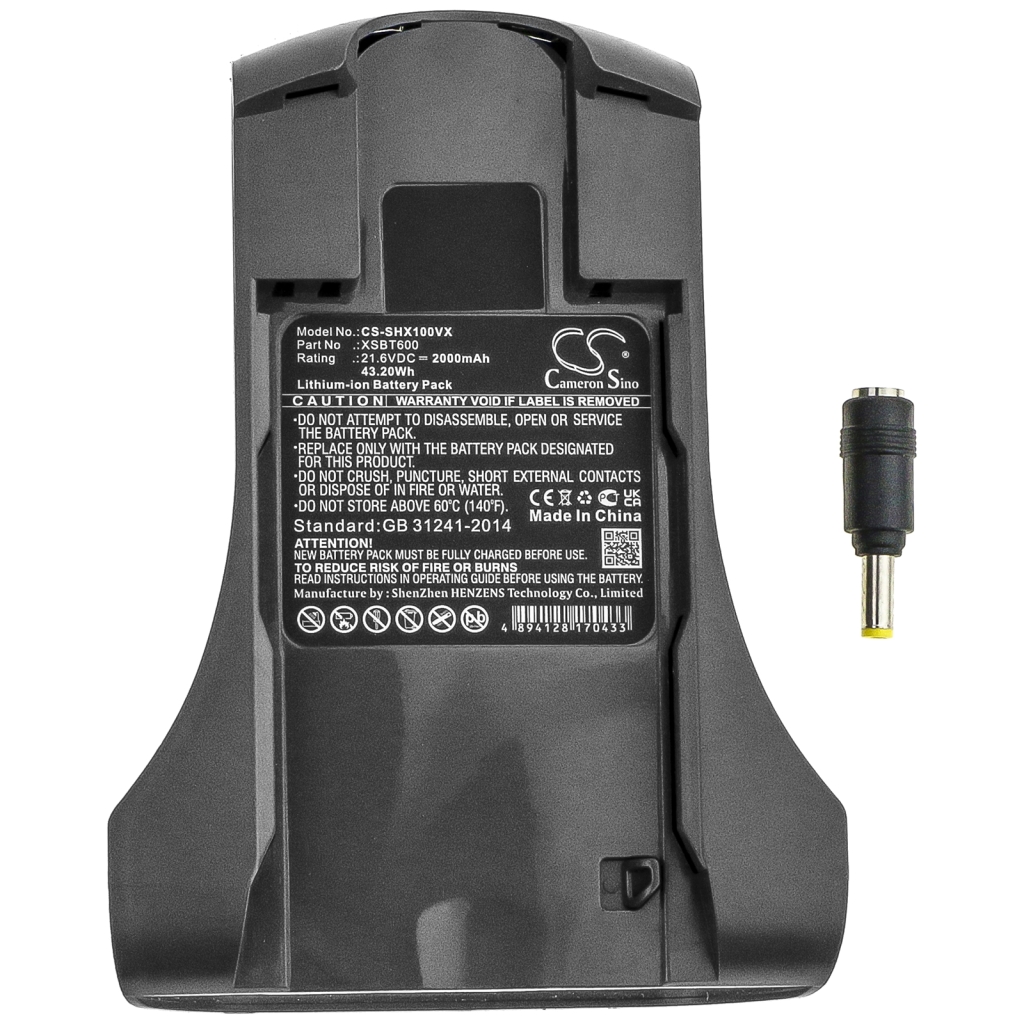 Batería de vacío Shark CS-SHX100VX