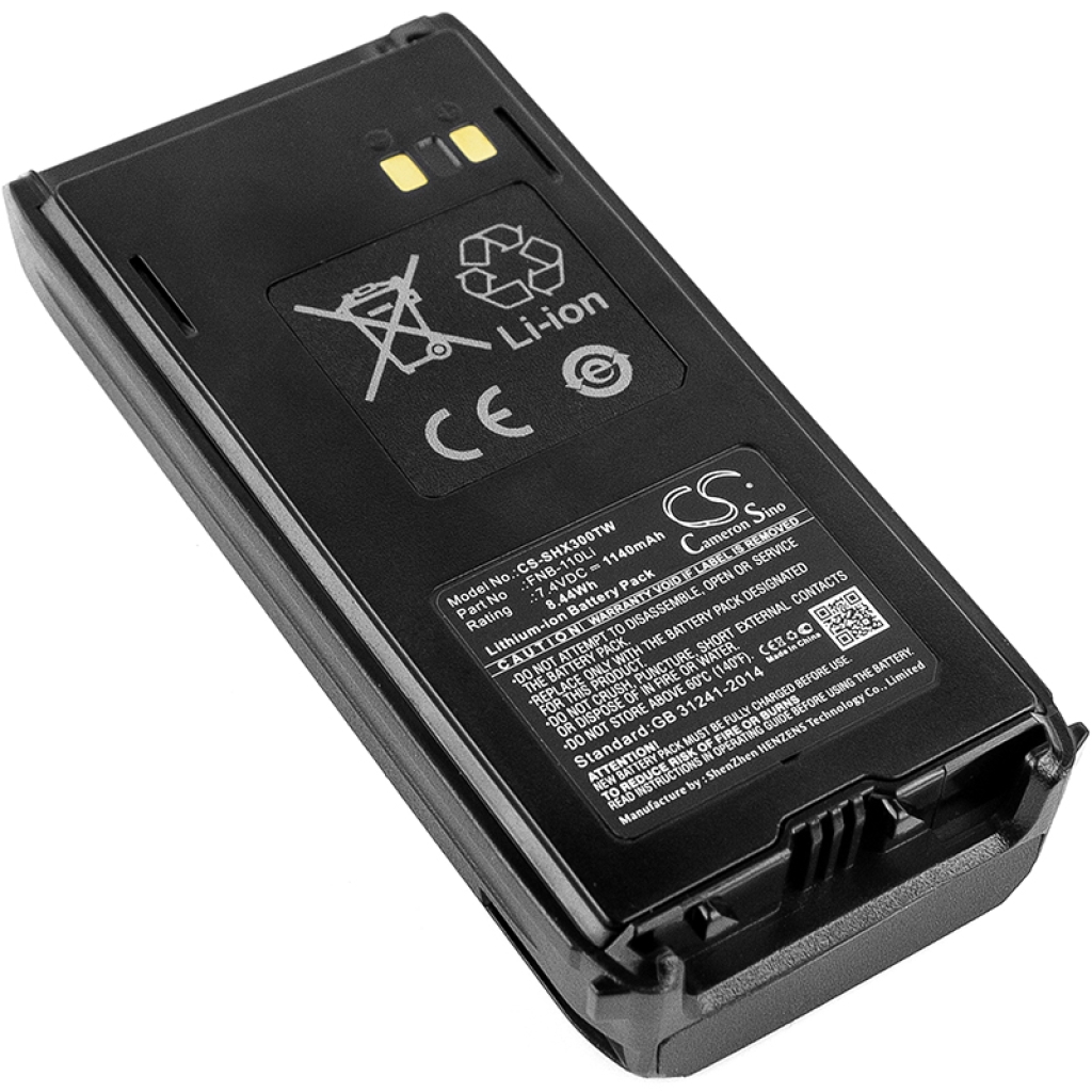 Batería de radio de dos vías Standard Horizon CS-SHX300TW