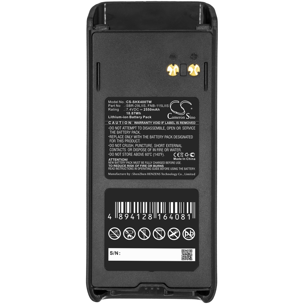 Batería de radio de dos vías Standard Horizon HX400IS