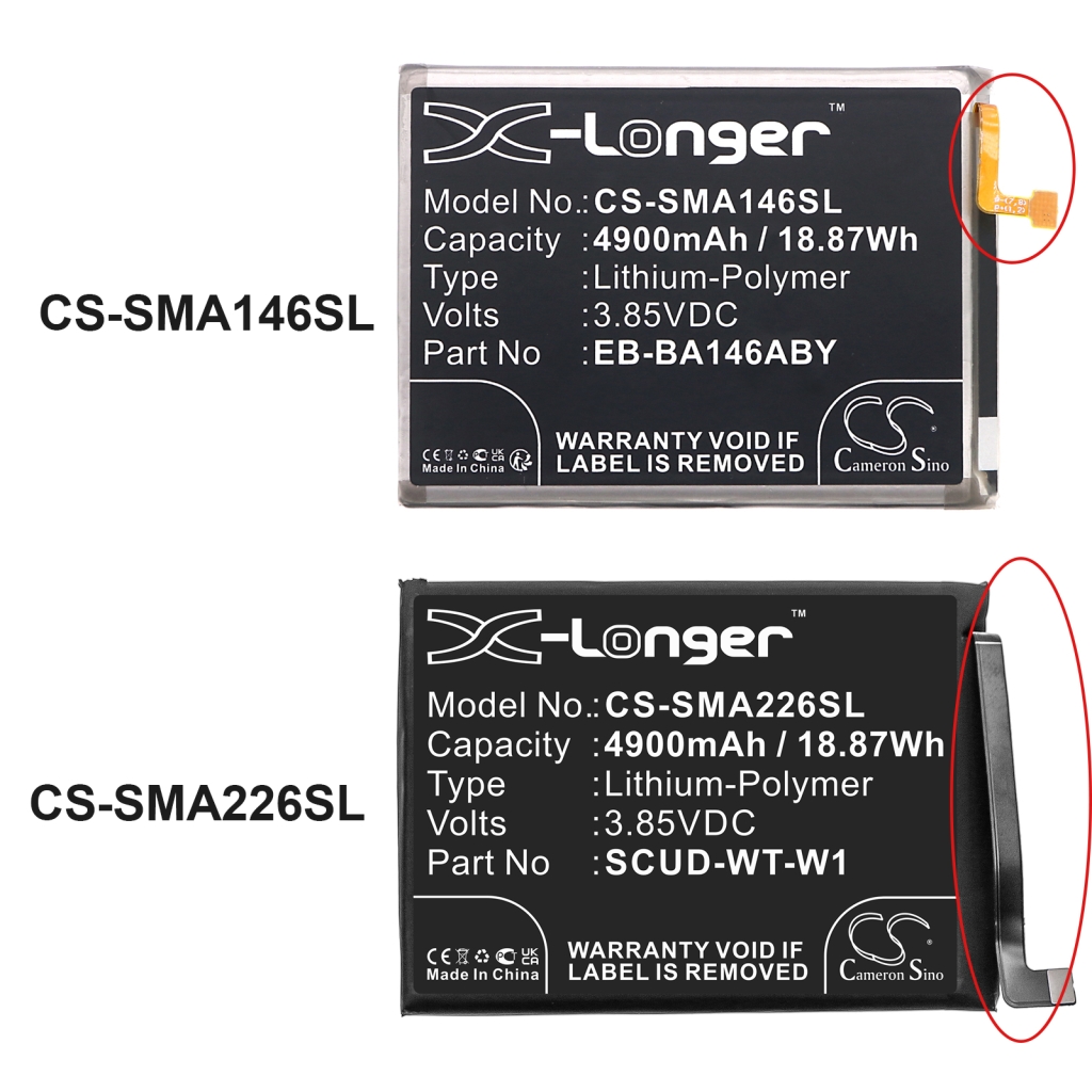 Baterías Sustituye WT-S-W1